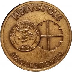 Medallion - Indianapolis Sesquicentennial
