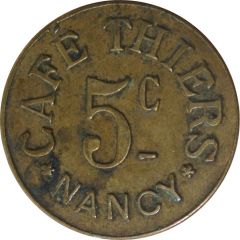 5 Centimes - Café Thiers Nancy