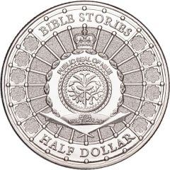 ½ Dollar - Charles III Parting the Red Sea
