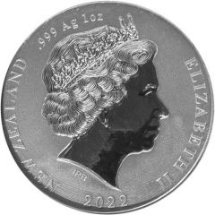 1 Dollar - Elizabeth II 4th Portrait, Apteryx Owenii Kiwi
