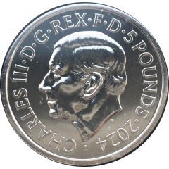 5 Pounds - Charles III Tudor Dragon