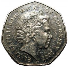 50 Pence - Elizabeth II Coronation Jubilee