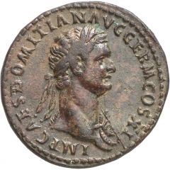 As - Domitian MONETA AVGVST S C, Moneta