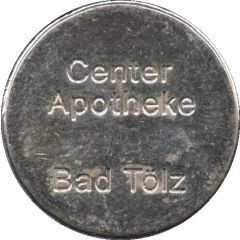 Pharmacy Token - Center-Apotheke and St.-Jakobus-Apotheke Bad Tölz, Lenggries
