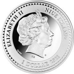 1 Dollar - Elizabeth II Cherub