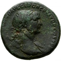 As - Trajan S P Q R OPTIMO PRINCIPI S C, Pax
