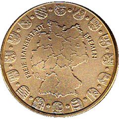 Token - Bundesländersatz Bremen Karl Carstens