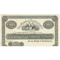 50 Pounds Bank of Australasia