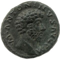 As - Marcus Aurelius TR P XVIII IMP II COS III S C, Victory