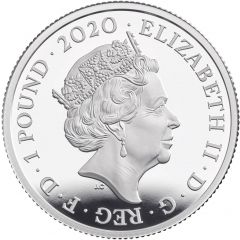 1 Pound - Elizabeth II Elton John, Silver Proof