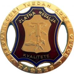 Gold medal - International week of leather and footwear