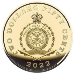 2 Dollars 50 Cents - Elizabeth II Notre Dame de Paris
