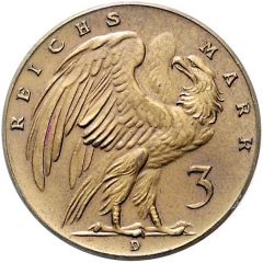 3 Reichsmark Pattern
