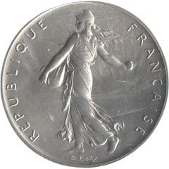 1 Franc Sower Silver Piedfort