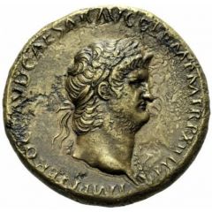 Sestertius - Nero ROMA S C, Roma