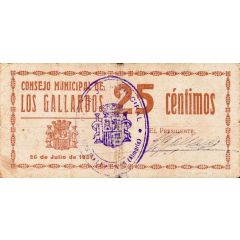 25 Céntimos Los Gallardos