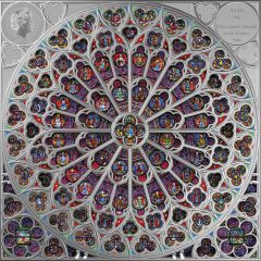 5 Dollars - Elizabeth II Rose Window of Notre Dame