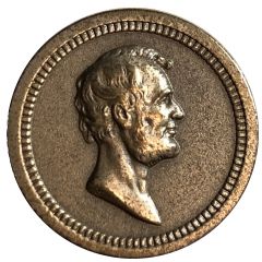 Medal - Abraham Lincoln and Broken Column