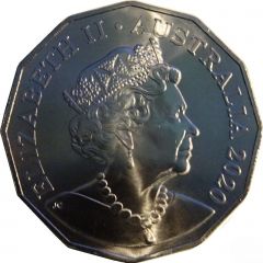 50 Cents - Elizabeth II 6th Portrait - Afghan Cameleers