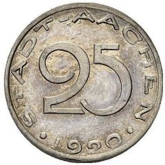 25 Pfennig - Aachen Pattern - Silver