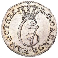 2 Skilling Dansk - Christian VII