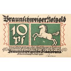 10 Pfennig Braunschweigische Staatsbank