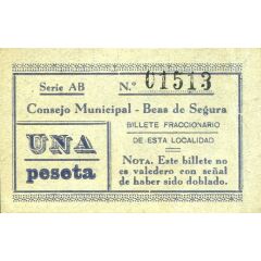 1 Peseta Beas de Segura