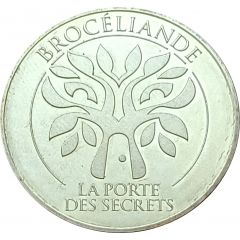 Jeton touristique - Monnaie de Paris - Paimpont - Brocéliande - La porte des Secrets