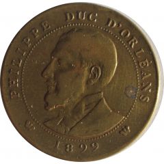 Token - Module 10 Centimes Philippe Duc d`Orleans