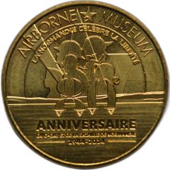 jeton touristique monnaie de paris 80em anniversaire de la bataille de normandie