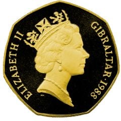 50 Pence - Elizabeth II Christmas, Gold Proof