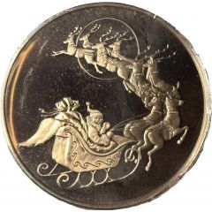Holiday Greeting Card Medal - The Magic of Christmas