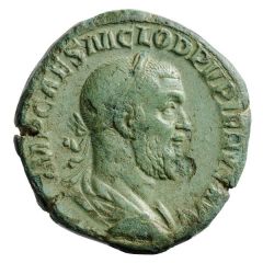 Sestertius - Pupienus PROVIDENTIA DEORVM S C, Providentia