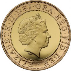 2 Pounds - Elizabeth II Isambard K. Brunel, Gold Proof
