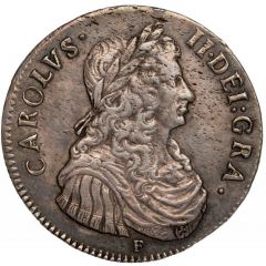 2 Merks - Charles II 1st Coinage, Type III