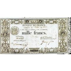 1000 Francs - type 1817 definitive
