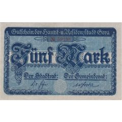 5 Mark blue on blue