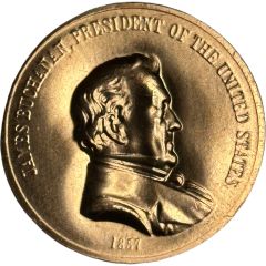 Medal - Labor, Virtue , Honor James Buchanan Presidential