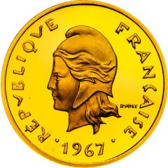 10 Francs Piedfort gold