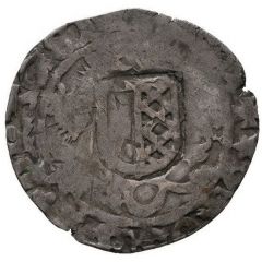 1 Prague Groschen Counterstamped