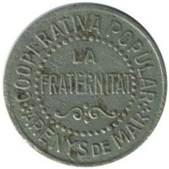 1 Peseta - Cooperativa Popular La Fraternitat