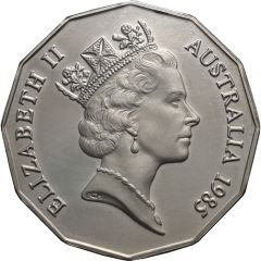 50 Cents - Elizabeth II 3rd Portrait