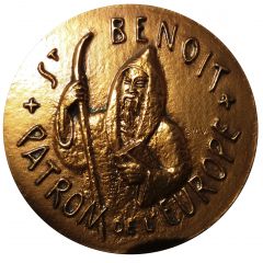 Medal - Saint Benedict, Patron of Europe