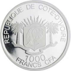 1000 Francs CFA Damaliscus Pygargus