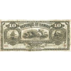 10 Dollars Silver Certificate of Deposit
