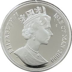 1 Crown - Elizabeth II Fall of Berlin Wall 1989, Silver Proof