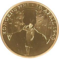 Medal - Long live the King The King`s Choice, 9k gold