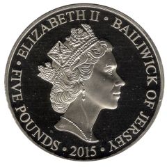 5 Pounds - Elizabeth II Longest Reigning Monarch - 1950`s Portrait