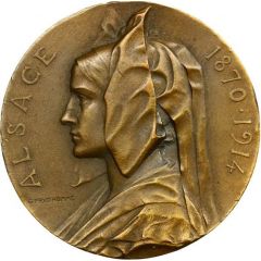 Medal - Alsace 1870-1914 3è République