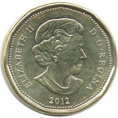 1 Dollar - Elizabeth II Lucky Loonie 2012-2014